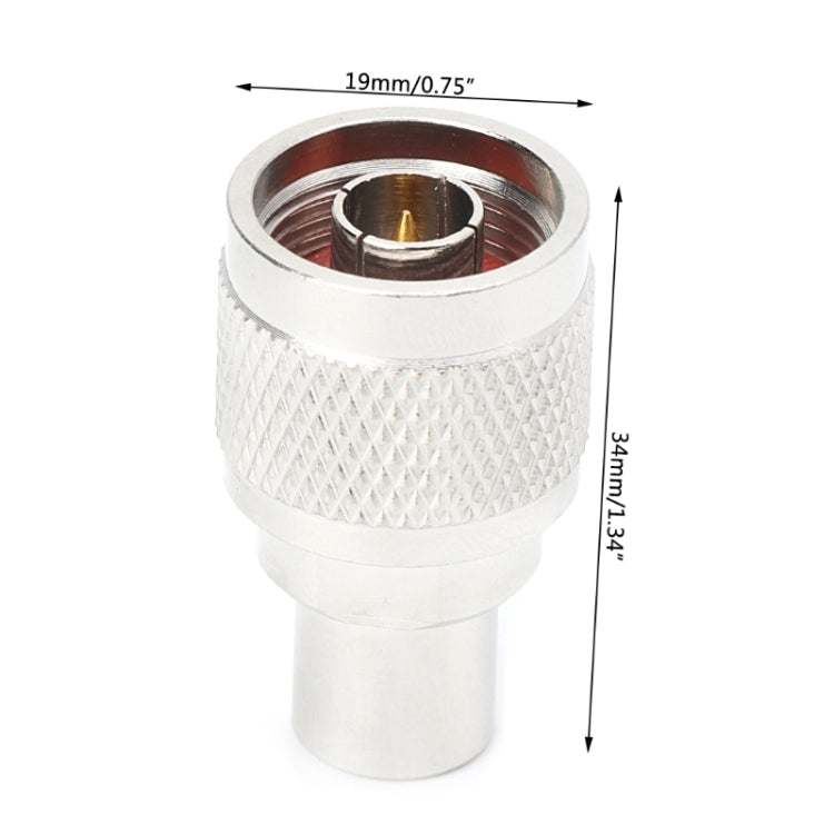 NJ / FMEJ RF Coaxial Adapter N Male to FME Connector NJ / FMEJ RF Coaxial Adapter N Male to FME Connector